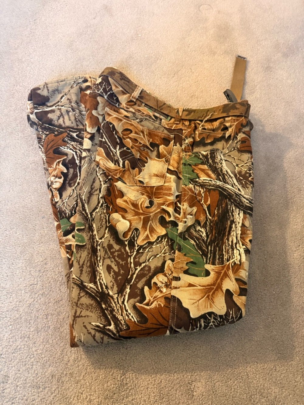 Wrangler Camouflage Rugged Wear Pants in Brown, Green & Tan